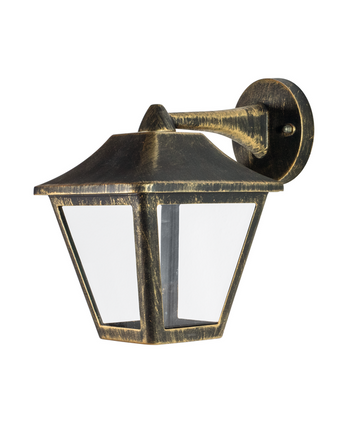 LEDVANCE Außenleuchte ENDURA Classic Tradition Down E27 IP44 schwarz/gold