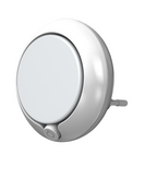 LEDVANCE LED Steckdosenleuchte Lunetta Round 0,3W/830 3lm warmweiß nicht dimmbar weiß IP20