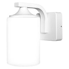 LEDVANCE ENDURA Classic Lantern Cylinder Wandleuchte E27 weiß – Ansicht stehend