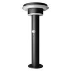 LEDVANCE LED-Wegeleuchte Endura Style Solar Double Circle 40 cm 6 W 400 lm warmweiß schwarz IP44 – Ansicht stehend