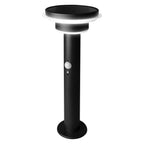 LEDVANCE LED-Wegeleuchte Endura Style Solar Double Circle 40 cm 6 W 400 lm warmweiß schwarz IP44 – Ansicht stehend