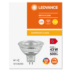 Osram / Ledvance LED Reflektor MR16 36° Superior 6,6-43W/927 warmweiß 500lm GU5.3 12V dimmbar – Verpackung