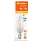 Osram / Ledvance LED Filament Kerze B matt 300° Superior 3,4-40W/927 warmweiß 470lm E14 220-240V dimmbar – Verpackung