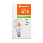 Osram / Ledvance LED Filament Classic A klar 300° Performance 4-40W/827 warmweiß 470lm E27 220-240V – Verpackung