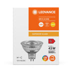 Osram / Ledvance LED Reflektor MR16 36° Superior 6,6-43W/930 warmweiß 500lm GU5.3 12V dimmbar – Verpackung