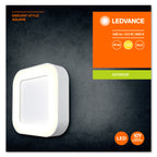 LEDVANCE LED Wandleuchte Endura Style Square 13W/830 600lm warmweiß nicht dimmbar weiß IP44 – Verpackung