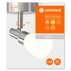 LEDVANCE Deckenleuchte LEDspot G9 1x1,9W/827 200lm grau nicht dimmbar – Verpackung