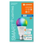 LEDVANCE LED Smart+ Bluetooth Apple Homekit Classic A 10-60W/RGBW B22d 800lm matt 240° dimmbar – Verpackung