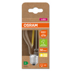 Osram LED Filament Classic A60 klar 300° 4-60W/830 warmweiß 840lm E27 220-240V – Verpackung