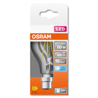 Osram LED Filament Star Classic A klar 300° 6,5-60W/840 neutralweiß 806lm B22d 220-240V – Verpackung