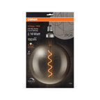 Osram / Ledvance LED Filament Vintage 1906 Globe G200 klar 320° 4,8-16W/818 extra warmweiß 150lm E27 220-240V dimmbar – Verpackung