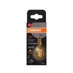 Osram / Ledvance LED Filament Vintage 1906 Classic P gold 320° 3,4-25W/822 extra warmweiß 250lm E14 220-240V dimmbar – Verpackung