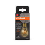 Osram / Ledvance LED Filament Vintage 1906 Classic A gold 320° 4,8-35W/822 extra warmweiß 400lm E27 220-240V dimmbar – Verpackung