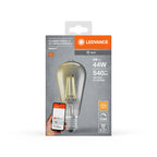 Osram / Ledvance LED Filament WIFI Smart+ Edison rauchig 300° 6-44W/825 warmweiß 540lm E27 220-240V dimmbar – Verpackung