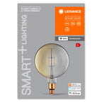 Osram / Ledvance LED Filament WIFI Smart+ Globe G200 rauchig 320° 6-42W/825 warmweiß 500lm E27 220-240V dimmbar – Verpackung