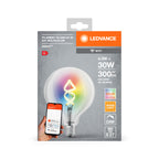 Osram / Ledvance LED Filament WIFI Smart+ Globe G125 klar 300° 4,5-30W/827 warmweiß 300lm E27 220-240V dimmbar – Verpackung