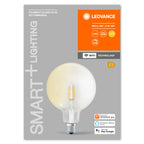 Osram / Ledvance LED Filament WIFI Smart+ Globe G125 klar 300° 6-60W/827 warmweiß 806lm E27 220-240V dimmbar – Verpackung