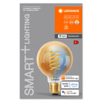 Osram / Ledvance LED Filament WIFI Smart+ Globe G80 gold 320° 8-50W/822-850 abstimmbares Weiß 600lm E27 220-240V dimmbar – Verpackung