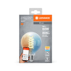 Osram / Ledvance LED Filament WIFI Smart+ Globe G95 klar 320° 8-60W/827-865 abstimmbares Weiß 806lm E27 220-240V dimmbar – Verpackung