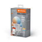 Ledvance LED WIFI Smart+ Classic A60 matt 220° 9-60W/827-865 abstimmbares Weiß 806lm E27 220-240V dimmbar 3er Pack – Verpackung