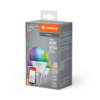 Ledvance LED WIFI Smart+ Tropfen P40 matt 180° 4,9-40W/827-865 RGBW einstellbar 470lm E14 220-240V dimmbar 3er Pack – Verpackung