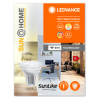 Osram / Ledvance LED Smart+ Sun@Home Reflektor PAR16 38° 4,9-40W/922-950 abstimmbares Weiß 268lm GU10 230V dimmbar – Verpackung