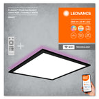 LEDVANCE LED-Panel SMART+ Wifi Planon Plus Backlight 450x450mm RGB + TW + RC 28W 1.800lm IP20 – Verpackung