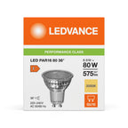 Osram / Ledvance LED Reflektor PAR16 36° Performance 6,9-80W/830 warmweiß 575lm GU10 220-240V – Verpackung