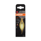 Osram / Ledvance LED Filament Vintage 1906 Kerze BA gold Windstoß 300° 1,5-12W/824 extra warmweiß 120lm E14 220-240V – Verpackung