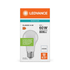 Osram / Ledvance LED Classic A matt 200° Performance 8,5-60W/840 kaltweiß 806lm E27 220-240V – Verpackung