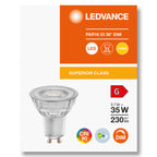 Osram / Ledvance LED Reflektor PAR16 36° Superior 3,7-35W/927 warmweiß 230lm GU10 220-240V dimmbar – Verpackung
