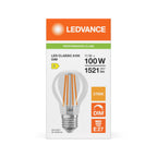 Osram / Ledvance LED Filament Classic A klar 300° Performance 11-100W/827 warmweiß 1521lm E27 220-240V dimmbar – Verpackung