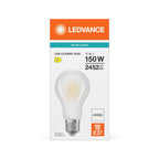 Osram / Ledvance LED Filament Classic A matt 330° Performance 17-150W/840 kaltweiß 2452lm E27 220-240V – Verpackung