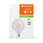Osram / Ledvance LED Filament Globe G95 matt 300° Performance 6,5-60W/827 warmweiß 806lm E27 220-240V – Verpackung