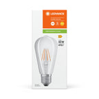 Osram / Ledvance LED Filament Edison klar 300° Performance 4-40W/827 warmweiß 470lm E27 220-240V – Verpackung