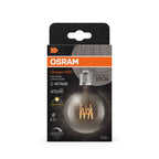 Osram / Ledvance LED Filament Vintage 1906 Globe G80 klar 320° 4,8-40W/827 warmweiß 470lm E27 220-240V dimmbar – Verpackung