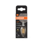 Osram / Ledvance LED Filament Vintage 1906 Kerze B klar 320° 4,8-40W/827 warmweiß 470lm E14 220-240V dimmbar – Verpackung