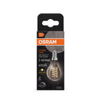 Osram / Ledvance LED Filament Vintage 1906 Classic P klar 320° 4,8-40W/827 warmweiß 470lm E14 220-240V dimmbar – Verpackung
