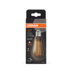 Osram / Ledvance LED Filament Vintage 1906 Edison rauchig 320° 11-42W/818 extra warmweiß 500lm E27 220-240V dimmbar – Verpackung