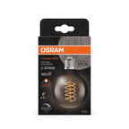 Osram / Ledvance LED Filament Vintage 1906 Globe G80 rauchig 320° 7,8-30W/818 extra warmweiß 360lm E27 220-240V dimmbar – Verpackung