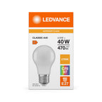 Osram / Ledvance LED Classic A matt 180° Superior 4,9-40W/927 warmweiß 470lm E27 220-240V – Verpackung