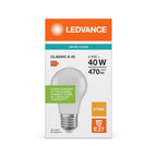 Osram / Ledvance LED Classic A matt 200° Performance 4,9-40W/827 warmweiß 470lm E27 220-240V – Verpackung