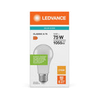 Osram / Ledvance LED Classic A matt 200° Performance 10-75W/827 warmweiß 1055lm E27 220-240V – Verpackung