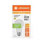 Osram / Ledvance LED Classic A matt 200° Superior Facility 7-60W/827 warmweiß 806lm E27 220-240V – Verpackung