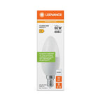 Osram / Ledvance LED Kerze B matt 200° Superior 7,3-60W/840 kaltweiß 806lm E14 220-240V – Verpackung