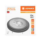 Osram / Ledvance LED AR111 40° Superior 7,2-50W/918-927 warmweiß 450lm G53 12V dimmbar Glowdim – Verpackung