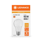Osram / Ledvance LED Classic A matt 200° Superior DaylightSensor 8,8-60W/827 warmweiß 806lm E27 220-240V – Verpackung