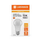 Osram / Ledvance LED Classic A matt 200° Superior MotionSensor 10-75W/827 warmweiß 1055lm E27 220-240V – Verpackung