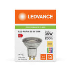 Osram / Ledvance LED Reflektor PAR16 36° Performance 3,4-35W/930 warmweiß 230lm GU10 220-240V dimmbar – Verpackung