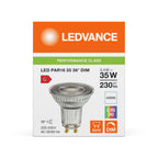 Osram / Ledvance LED Reflektor PAR16 36° Performance 3,4-35W/940 kaltweiß 230lm GU10 220-240V dimmbar – Verpackung